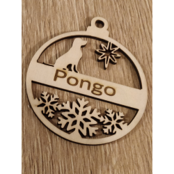 Boule de Noël gravée - Animaux